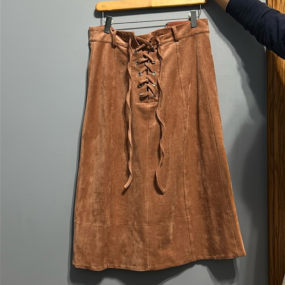 Gianni Bini Suede Skirt